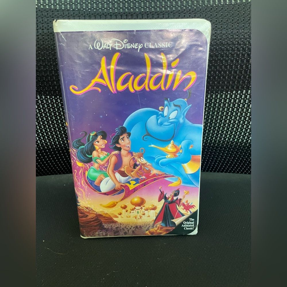 Walt Disney Black Diamond The Classics - Aladdin VHS Movie - Vintage Untested